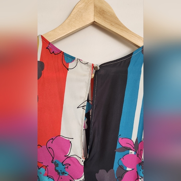 Floral Print Maxi Gown - Picture 3 of 4